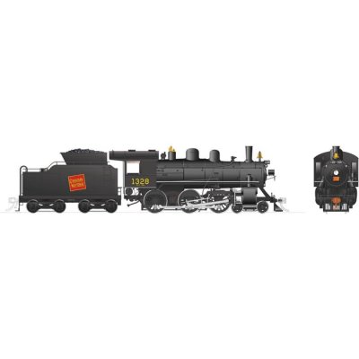 Rapido 603501 - HO Scale H-6-d 4-6-0 (DC/DCC/Sound): CNR - Tilted Wafer: #1328