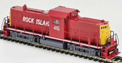 Bowser 60550 - Alco C-415 - DC - Rock Island Red with yellow ends #416