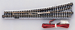 Kato Unitack 20-202 - N Scale #6 Electric Remote Turnout - Unitrack -- Left Hand