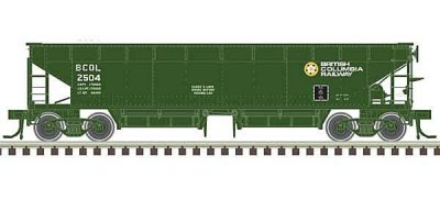 Atlas 20006809 - HO 70-Ton Hart Ballast Car 3-Pack - Ready to Run - Master(R) -- British Columbia...