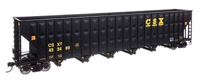 Walthers Mainline 56345 - HO SCALE 73' Greenville 7,000 Cubic Foot Wood Chip Hopper - Ready to Ru...