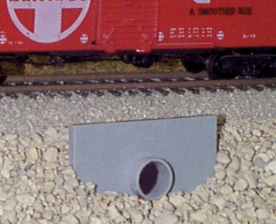 Pikestuff 2 - HO Scale Concrete Culvert -- 2 x 1" (5 x 2.5cm)