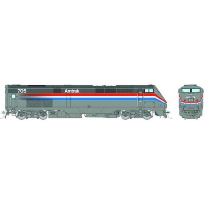 Rapido 85503 - HO GE P32AC-DM (DC/DCC/Sound): Amtrak - Phase III: #709