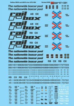Microscale Decals 87-1291 - HO Scale Chicago & North Western - CNW -- FMC 4700 & P-S 4750 Covered...