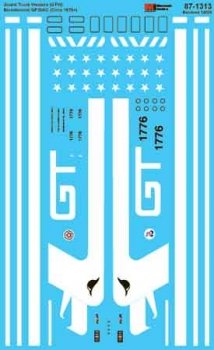 Microscale Decals 87-1313 - HO Scale Grand Trunk Western - GTW -- GP38AC #1776 Bicentennial Diese...