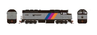 Rapido 083626 - HO EMD F40PH Phase 3, No Dynamic Brakes - LokSound 5 and DCC -- NJ Transit NJT 41...