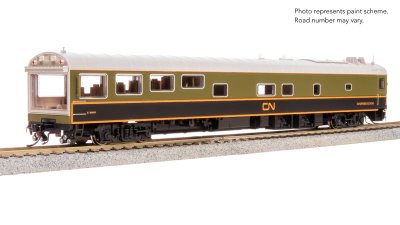 Broadway Limited Imports - HO CN Track Inspection Car, IC 800653, "Sandford Fleming", Green/Black...