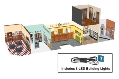 Walthers Cornerstone 4700 - HO Scale Spaces - Interior Lighting and Detail Insert -- Merchant's R...
