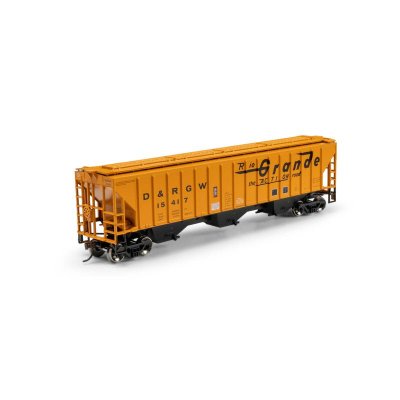 Athearn 2365 - HO ATH PS 4740 Covered Hopper, DRGW #15417