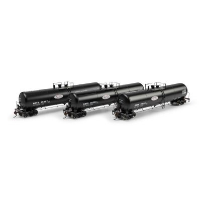 Athearn 2413 - HO ATH 30K Ethanol Tank Car, GATX #35199/35203/35207 (3)