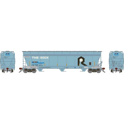 Athearn Genesis 1528 - HO SCALE ACF4600 Covered Hoppers, SMW Primed For Grime #815345