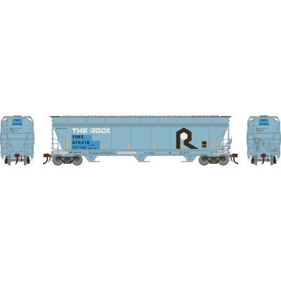 Athearn Genesis 1529 - HO SCALE ACF4600 Covered Hoppers, FURX Primed For Grime #815218