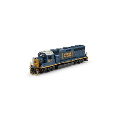 Athearn Genesis 1759 - HO GP40-2 Locomotive with DCC & Sound, CSXT 'Boxcar Logo' #6212
