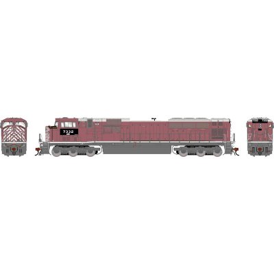 Athearn Genesis 1919 - HO GEN SD90MAC Locomotive, Primed For Grime NS 'Ex-CEFX' #7332