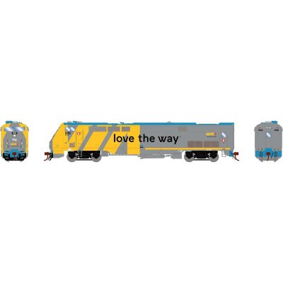 Athearn Genesis G81231 - HO P42DC - DCC Ready - VIA #908 - Love The Way