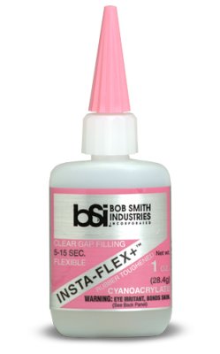 Bob Smith Industries 120 Insta-Flex Clear Rubber-Toughened CA Glue 1oz