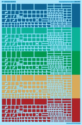SmokeBox Graphics DF6787 - HO Scale Paint Out Blanks - Rough Edged - Bright Colors