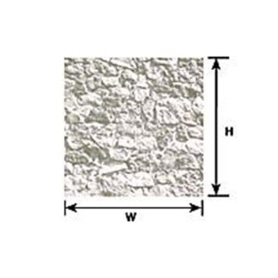 Plastruct 91875 - Gray Random Stone Sheet
