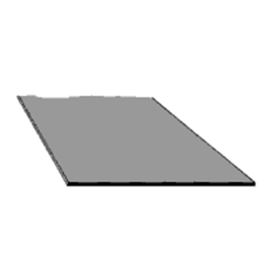 Plastruct 91006 - ABS Sheet - Gray - 7 x 12" 17.8 x 30.5cm -- .080" .20cm pkg(2)