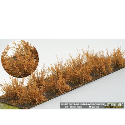 Martin Welberg Scenic Studios WB-SDRB - Bushes - Type D - Rawhide Brown