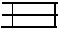 Plastruct 90472 - ABS Handrails -- 7/16 x 3/4 x 6" (2pack)