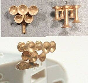 Cal Scale 585 - HO Scale Air Horn (Unpainted Brass Casting) -- Nathan 5-Chime K5h (BC Rail Diesel...