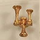 Cal Scale 550 - HO Scale Air Horns (Unpainted Brass Casting) -- Nathan P3R4