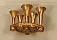 Cal Scale 566 - HO Scale Air Horns (Unpainted Brass Casting) -- Leslie S-5T; 5-Chime All Forward