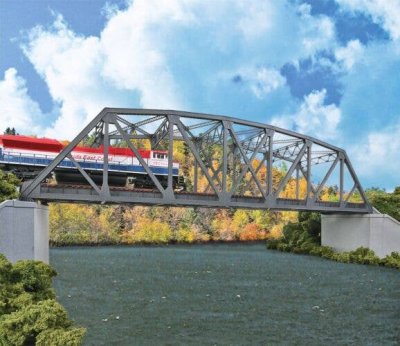 Walthers Cornerstone 4522 - HO Scale Arched Pratt Truss Railroad Bridge -- Double-Track Kit - 23 ...