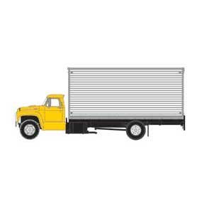 Athearn 10059 - HO Scale Ford F-850 Box Truck - Yellow