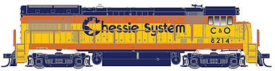 Atlas 10001172 - HO Scale Gold U30B Phase 2 - Gold - DCC/Sound - Chessie System #8210