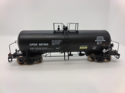 Athearn G25648 HO 13,600 Gallon Acid Tank Car Chevron #687880