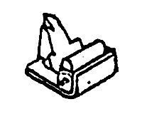 Details West 196 - HO Scale Coupler Knuckle Brackets -- Spare pkg(2)