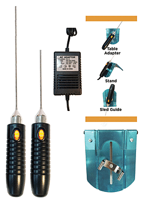Holocuren LLC 69 - Crafter's Hot Knife w/Pro Power Supply & Sled Guide -- Foam Cutter 6" and 9" C...