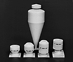 Rix Products 611 - HO Scale Cyclones & Vents pkg(10) -- For Industrial Buildings