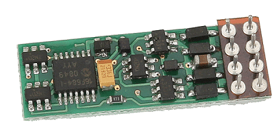 NCE 128 - N Scale Decoders -- N14IP - Plug-In For ConCor PA1, 4-8-4, etc. 4-Function
