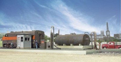 Walthers Cornerstone 2908 - HO Scale Diesel Fueling Facility -- Kit