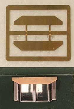 Cal Scale 535 - HO Scale Diesel Sun Shade, Etched Brass