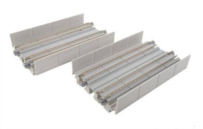 Kato Unitrack 20422 - N Scale Double-Track Straight Viaduct Track - Unitrack -- 4-7/8" 124mm pkg(...