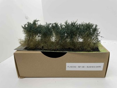 Martin Welberg Scenic Studios WB-FL/SCDG - Fine Leave Bushes - Dark Green - Type C