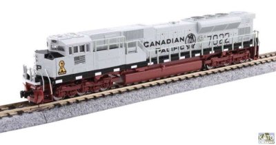 Kato 176-8543S - N Scale EMD SD70ACU - Sound and DCC -- Canadian Pacific #7022 (Military Heritage...