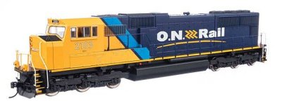 Walthers Mainline 21014 - HO SCALE EMD SD75I - ESU(R) Sound & DCC -- Ontario Northland #2103