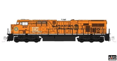 Kato 176-8960-DCC - N Scale GE ES44AC GEVO - DCC -- Canadian Pacific #8757 (Every Child Matters, ...