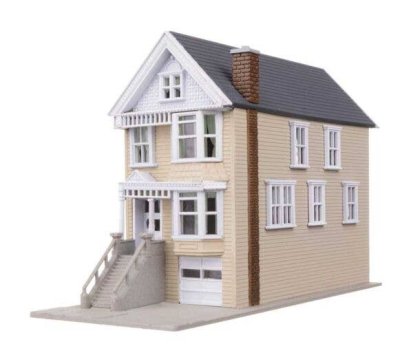 Walthers Trainline 1054 - N Scale Gingerbread House Victorian House -- Kit - 1-11/16 x 4-3/16 x 2...