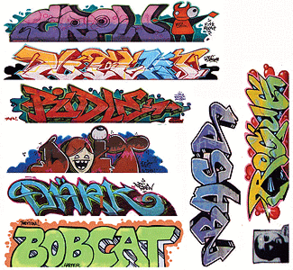 Blair Line 2258 - HO Scale Graffiti Decals Mega Set -- Set #9 pkg(9)