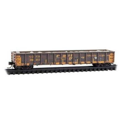 Micro-Trains 170144014 - N Scale Greenville 2494 52'6" Mill Gondola with Load - Ready to Run -- R...