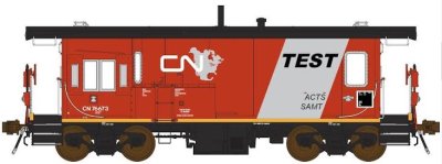 Otter Valley Railroad 57021 - PSC Transfer Van - Canadian National Test Scheme #76673