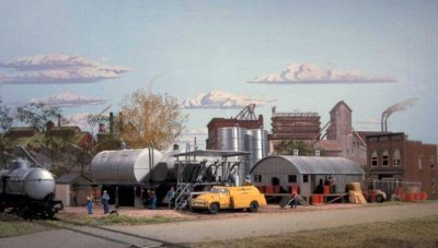 Walthers Cornerstone 3006 - HO Scale Interstate Fuel & Oil -- Kit