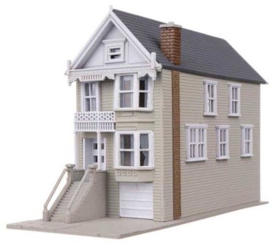 Walthers Trainline 1050 - N Scale Kavanaugh House Victorian House -- Kit - 1-11/16 x 4-3/16 x 2-1...