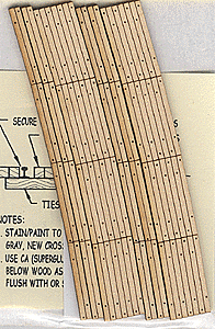 Blair Line 127 - HO Scale Laser-Cut Curved 2-Lane Wood Grade Crossing pkg(2) -- 22" 55.9cm Radius